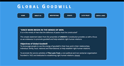 Desktop Screenshot of globalgoodwill.org